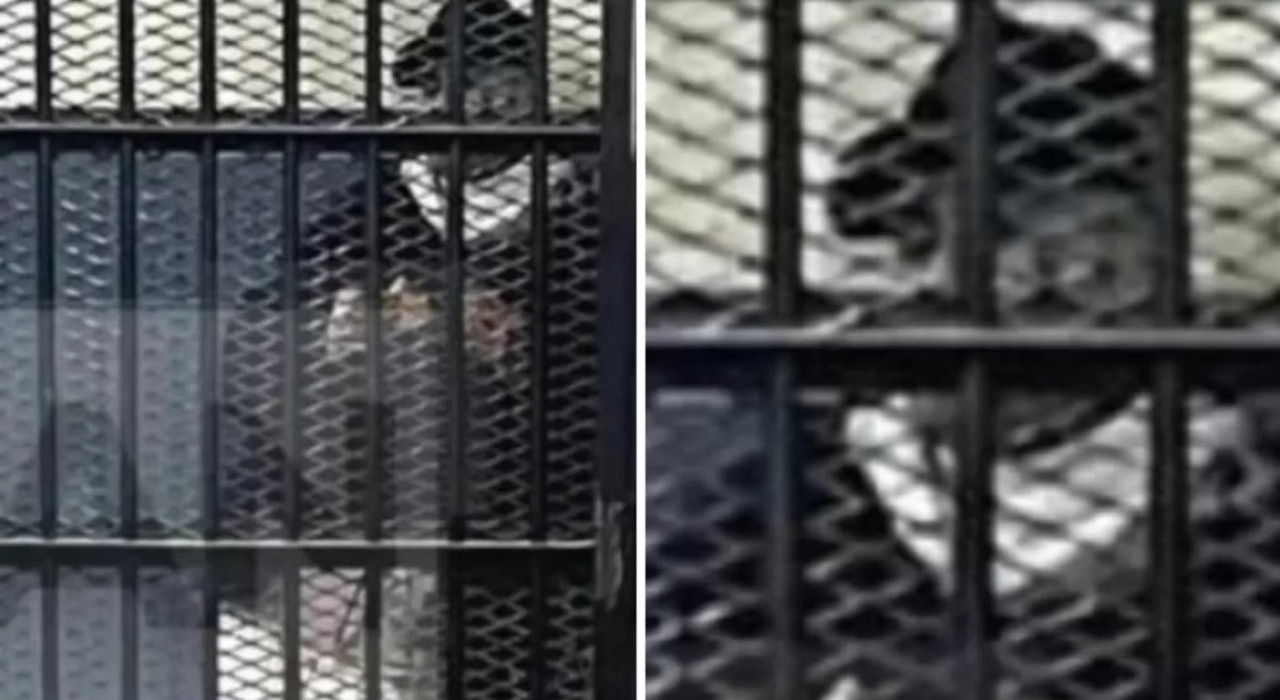 Última foto de L-Gante en la cárcel. Foto: gentileza América Noticias.