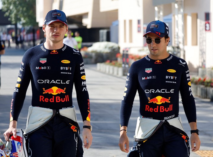 Max y Checo, la dupla de Red Bull (REUTER). 